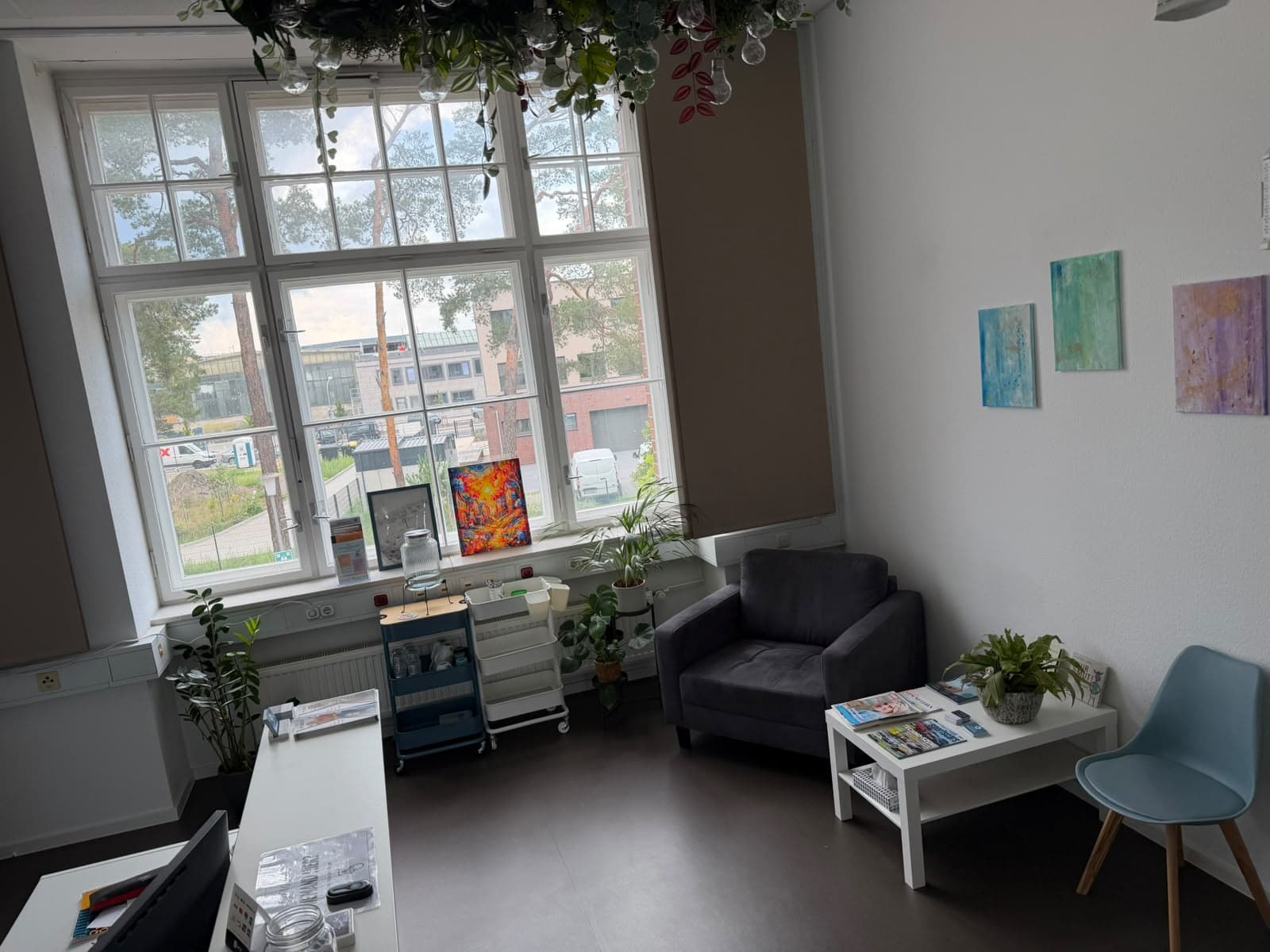 Empfang der kraftspuren Physiotherapie